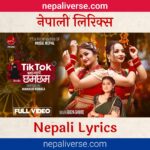 tiktok banai nachum hai cham cham lyrics - abhigya ghimire